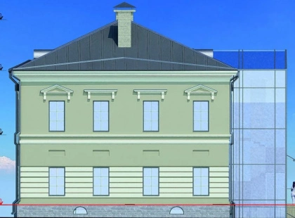 Архітектори показали проєкт реставрації: на Подолі старовинний будинок бургомістра накриють скляним куполом