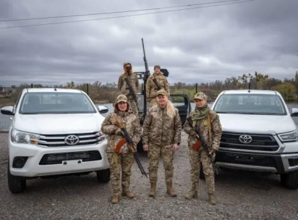 «Бучанські відьми» отримали нові пікапи Toyota: як це посилить захист Київщини
