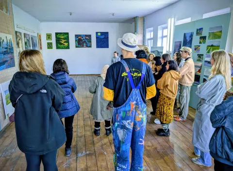 У Бакота Хаб відбулася мистецька резиденція про пам’ять і історію затопленої Бакоти